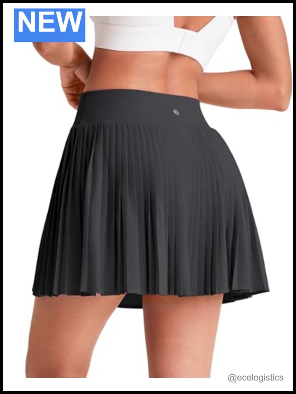 Pleated Tennis Skirt for Women Wrapped Front Golf Skort A-Line Flowy Athletic